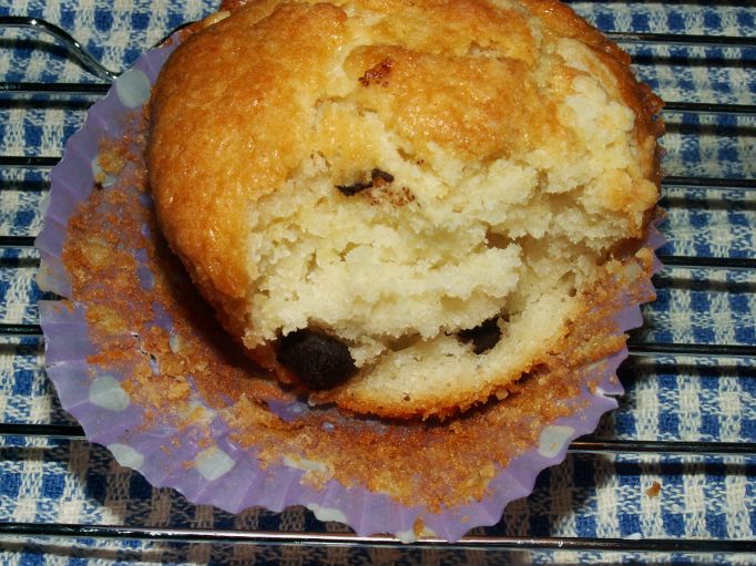 muffiny waniliowe z czekoladą