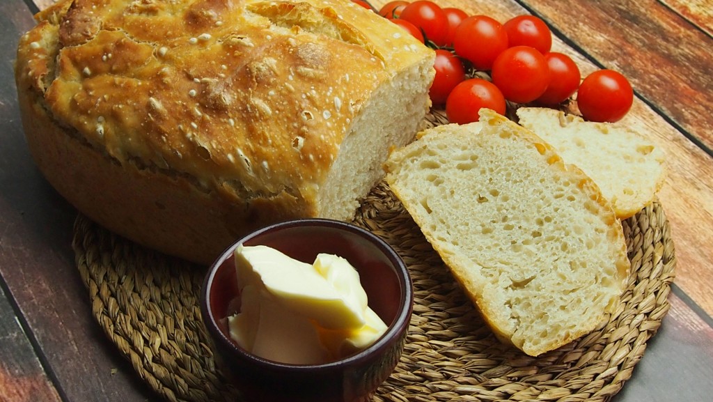 prosty chleb z garnka