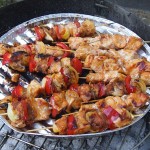 szaszłyki drobiowe z grilla