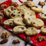 ciasteczka z żurawiną i orzechami