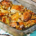 kurczak pieczony z plastrami cytryny