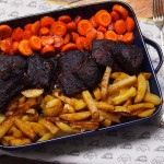 wolno pieczone żeberka w sosie barbecue