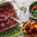 klopsiki z piekarnika w sosie barbacue