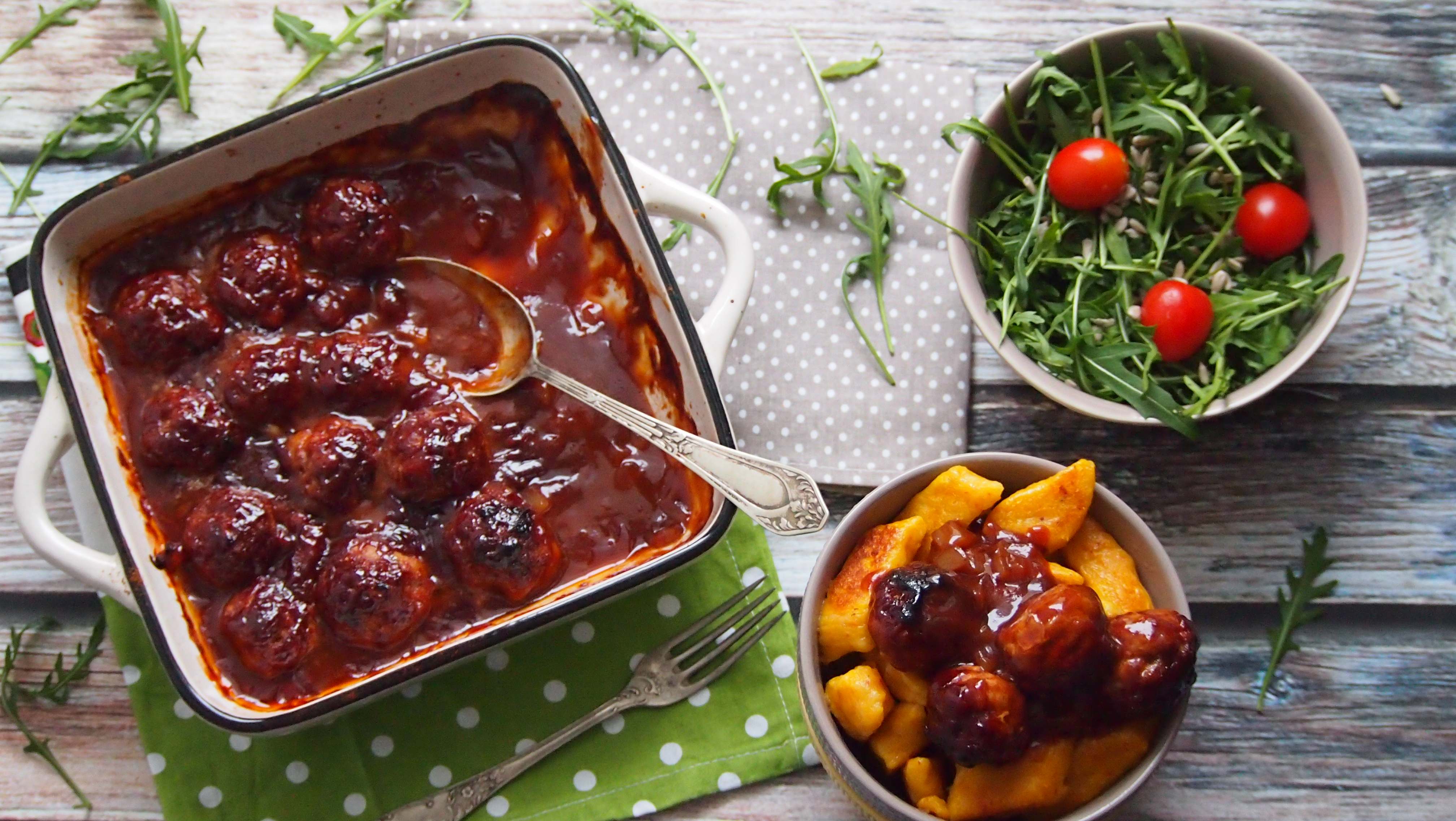 Klopsiki z piekarnika