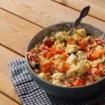 sałatka z pieczonymi warzywami