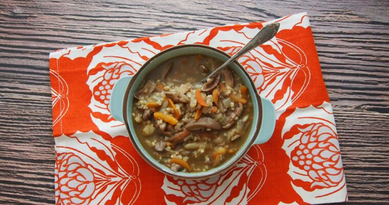 Zupa z maślaków – krupnik